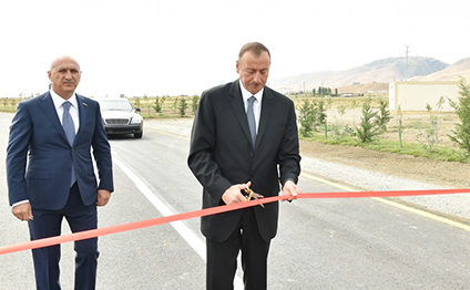 İlham Əliyev daha bir yolu açdı