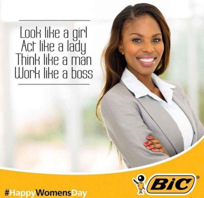 Bic apologises for 'sexist' South African advert