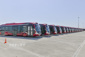 Aeroportdan şəhərin mərkəzinə avtobuslar fəaliyyətə başladı