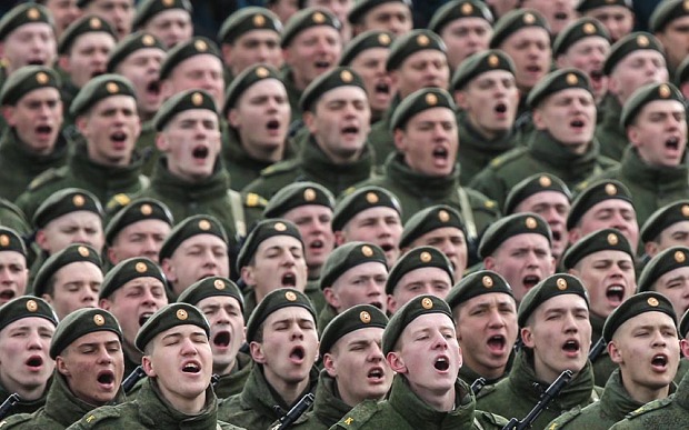 Russia and Nato 'actively preparing for war'