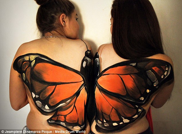 Artist's horrifying body paintings