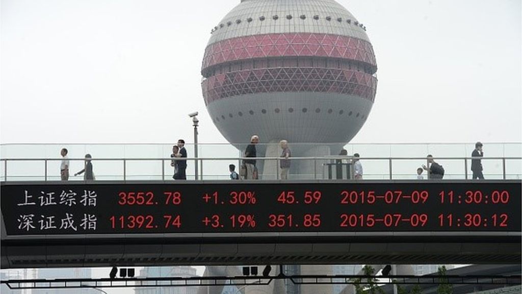 Chinese stocks continue to tumble after global rout