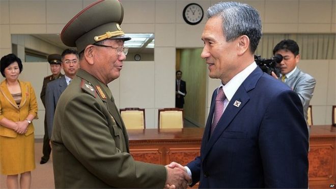 South and North Korea agree deal to reduce tensions