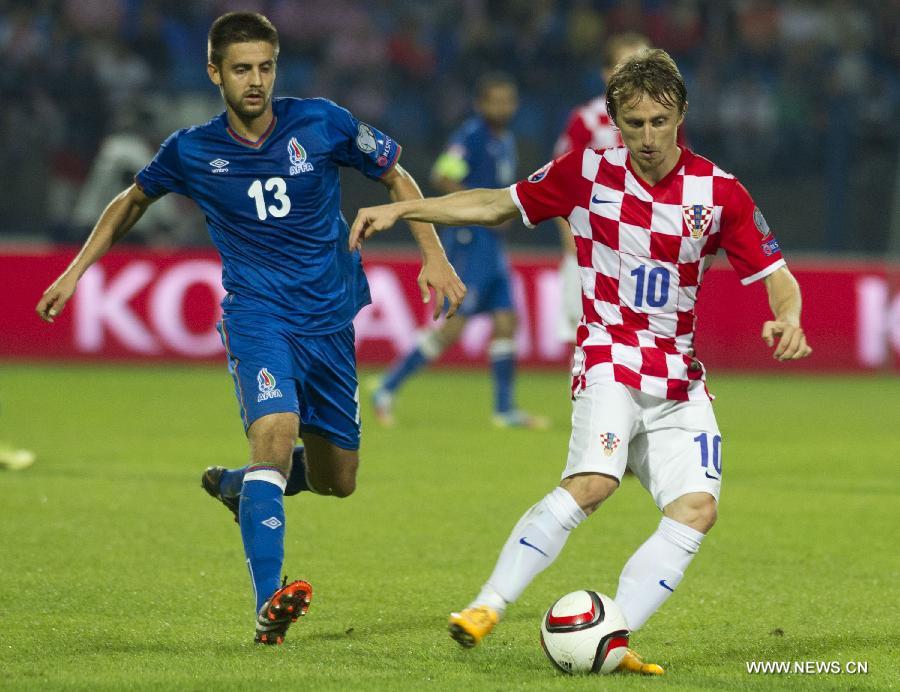 Croatia held by Azerbaijan in Euro 2016 qualifying