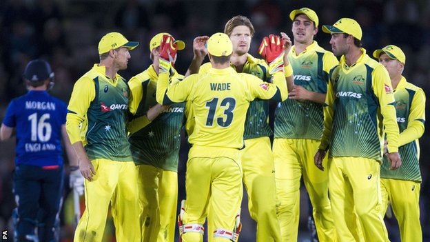 England v Australia: Matthew Wade stars as tourists win first ODI