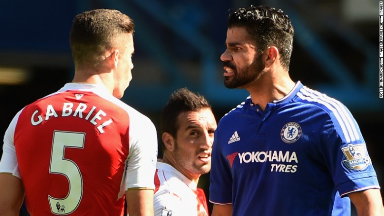 Diego Costa: Chelsea striker charged with 'violent conduct'