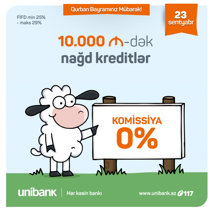 Unibankdan bayram hədiyyəsi