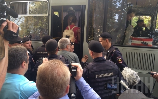 В центре Москвы задержаны участники 