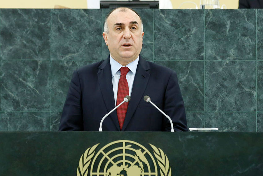 Azerbaijan's foreign minister addresses UN development summit