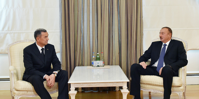 President Aliyev receives Turkmenistan's deputy premier