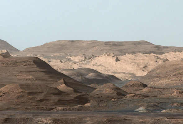 Фото горы Шарп на Марсе