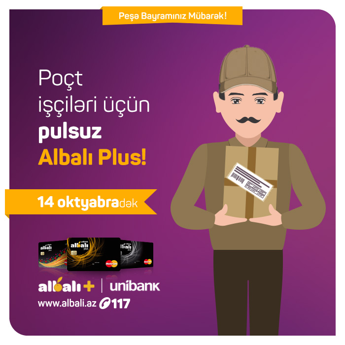 UNİBANK poçt işçilərinə nə hədiyyə etdi?