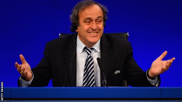 Michel Platini: Uefa still supports president's Fifa bid