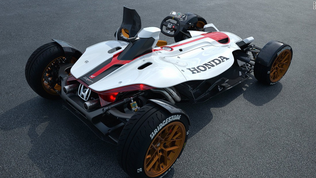 Honda's new motorcycle-race car hybrid