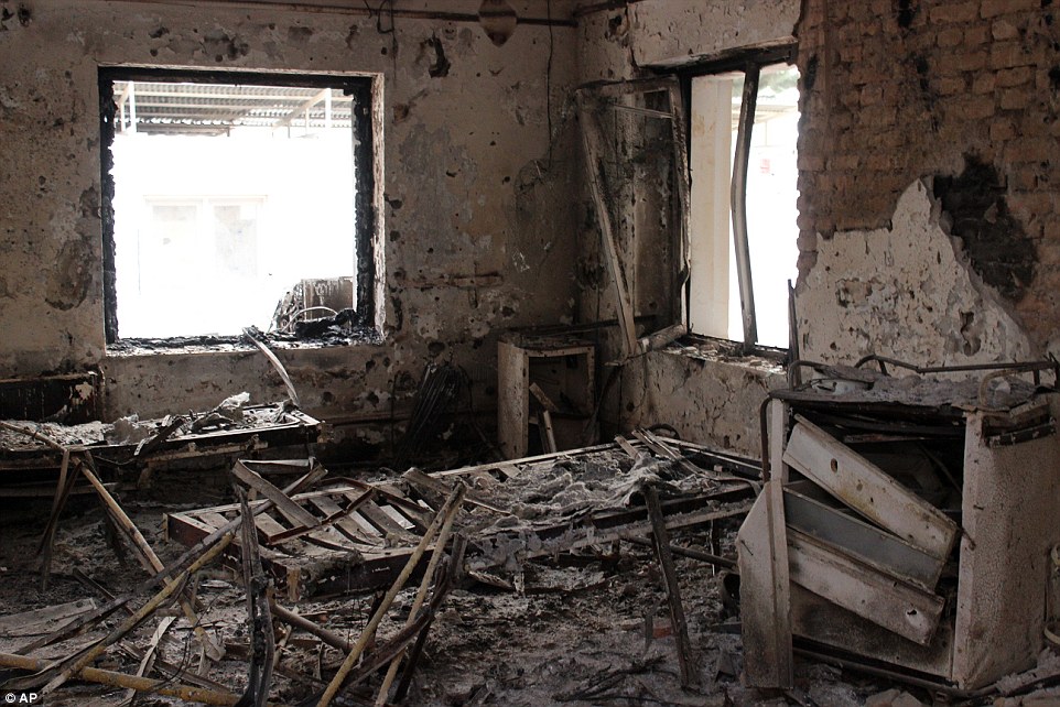 Pictures inside the Afghan hospital hit by US bombs