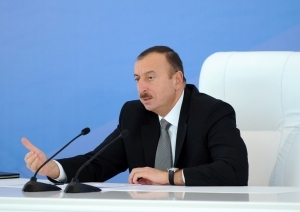 Ильхам Алиев встретился с Квирикашвили