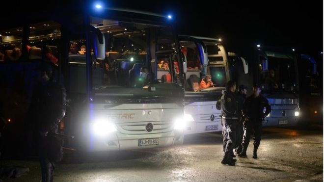 Migrant crisis: Slovenia eases border restrictions for thousands