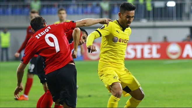 Borussia defeats Azerbaijan's Qabala 3-1