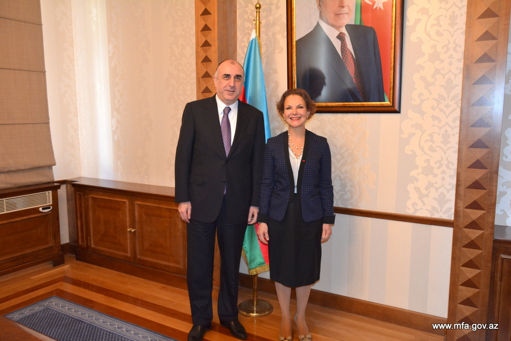 Глава МИД Азербайджана принял новоназначенного посла Франции