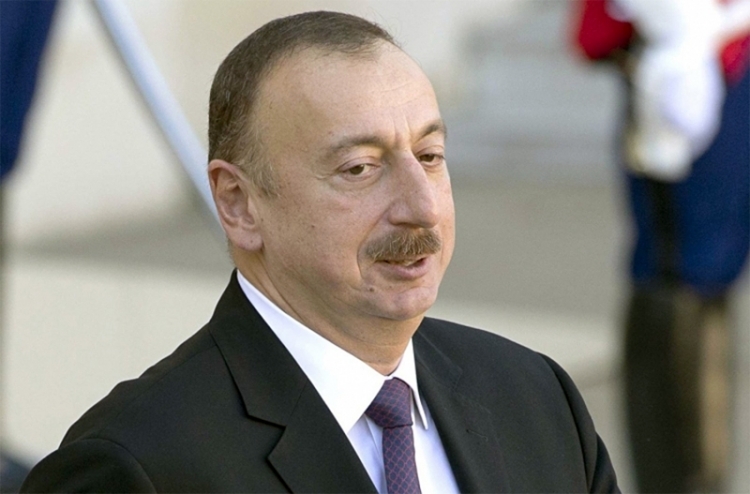 Ильхам Алиев в северо-западном регионе