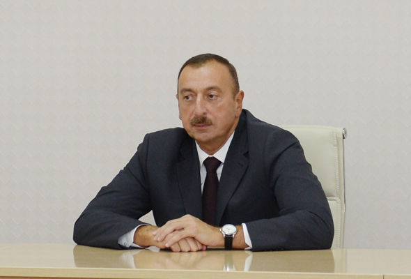 Ильхам Алиев принял делегацию