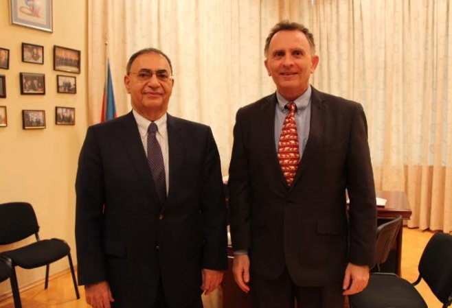 Asim Mollazade meets Israeli ambassador to Azerbaijan