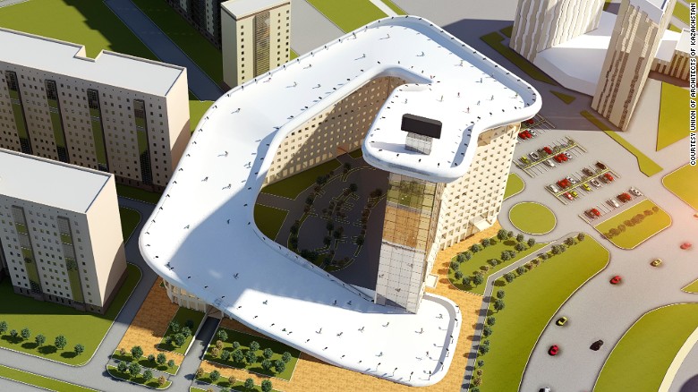 Ski slope could be built on top of apartment block