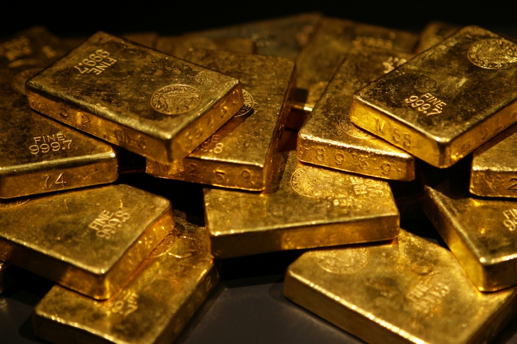 Цена на золото падает