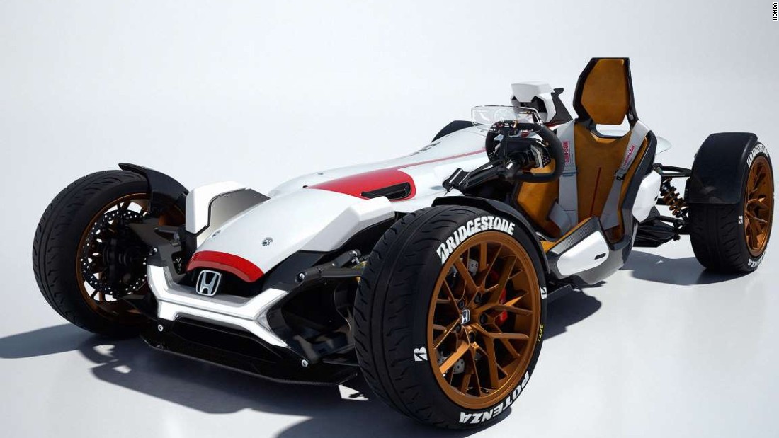 Honda's new motorcycle-race car hybrid