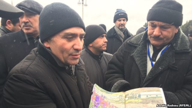 Azerbaijan gold mine workers protest lack of salary