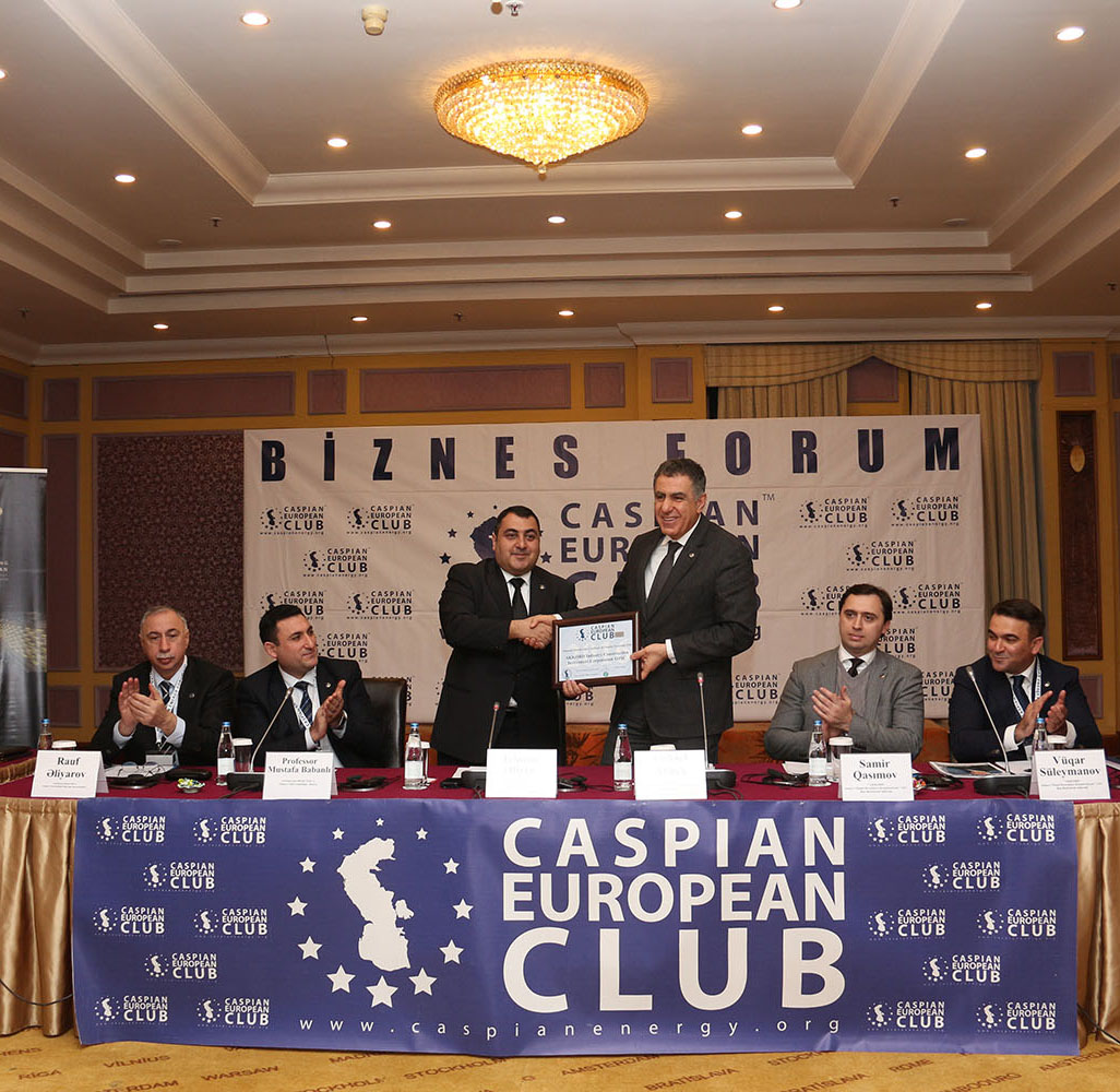 Caspian European Club (Caspian Business Club) holds business forum with participation of management of Akkord Corporation