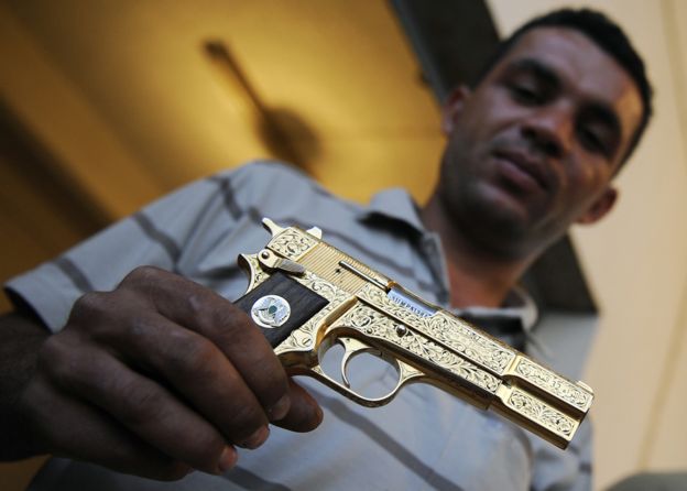 My search for Gaddafi's golden gun