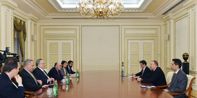 President Aliyev meets Greek foreign minister in Baku