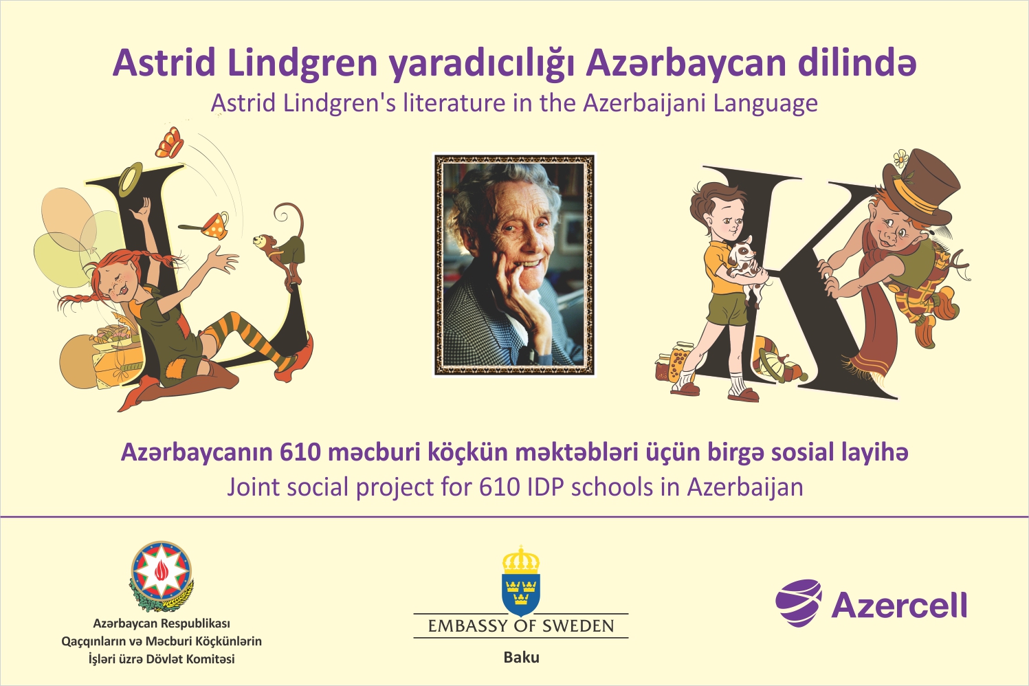 9 books of famous children’s author have been translated to Azerbaijani