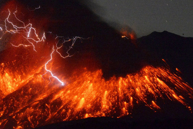 Volcano eruption threatens to spark NUCLEAR catastrophe