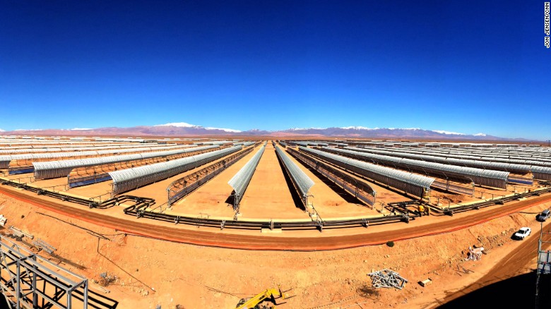 World's largest concentrated solar plant switches on in the Sahara