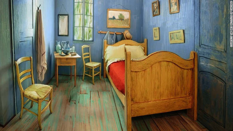 Van Gogh's bedroom is on Airbnb