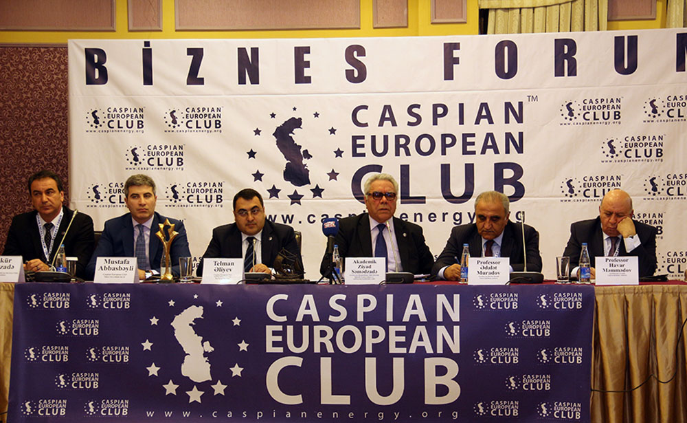 Caspian European Club holds business forum