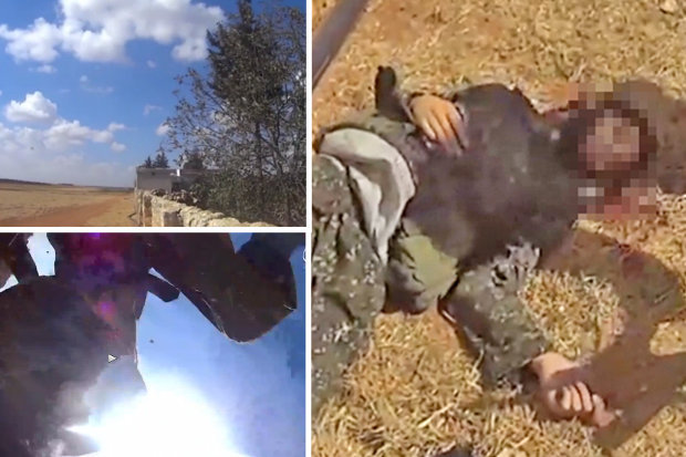 ISIS fighter’s brains blown out as propaganda video goes wrong