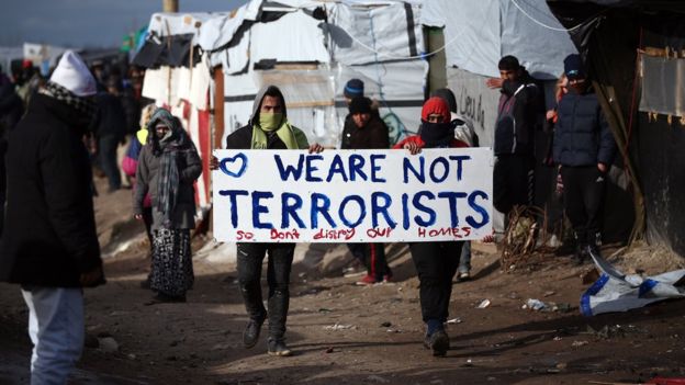 In pictures: Clashes as Calais migrant 'Jungle' cleared