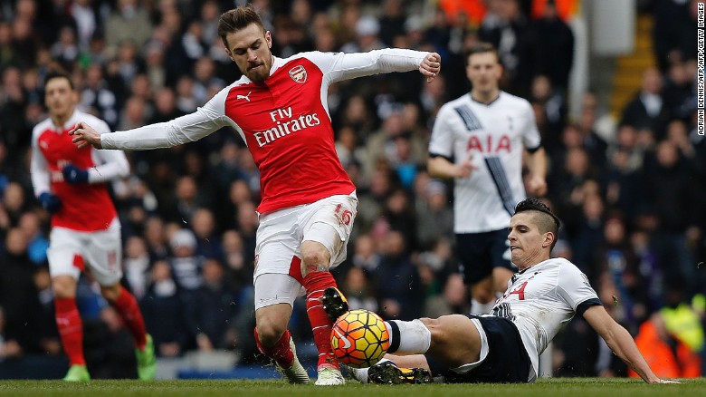 Tottenham held by 10-man Arsenal in Premier League