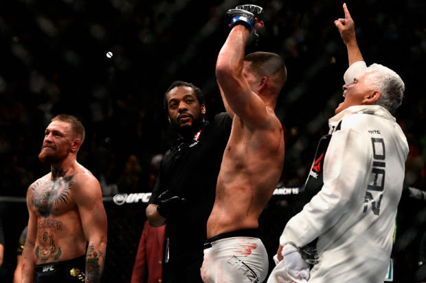 Nate Diaz shocks the world and defeats Conor McGregor