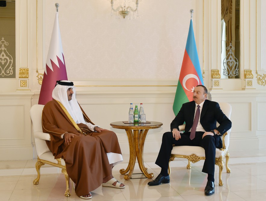 Ильхам Алиев встретился с эмиром Катара