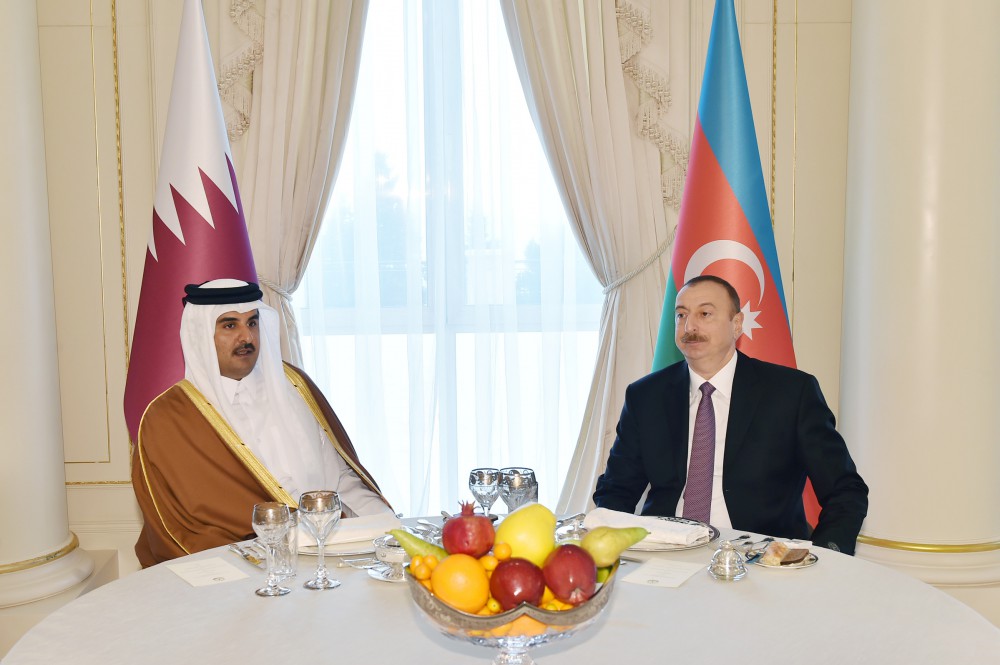 Прием в честь эмира Катара в Баку