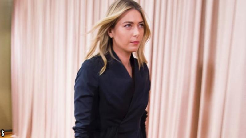 Sharapova thanks fans for support after failed drugs test