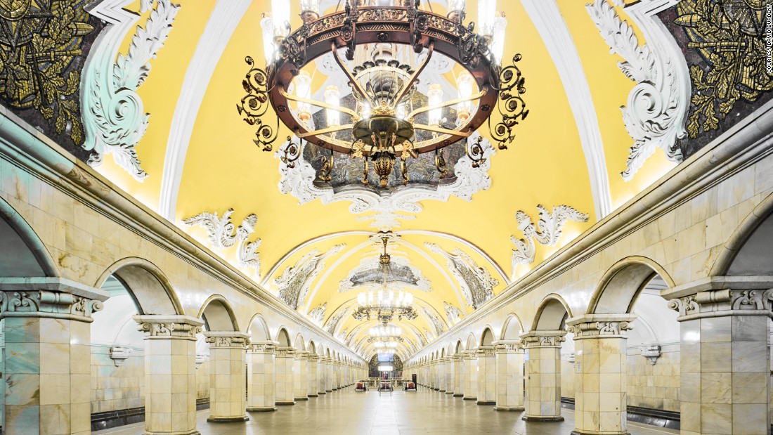 The ornate beauty of Moscow's palatial metro stations