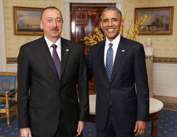 İlham Əliyev Barak Obama ilə görüşdü