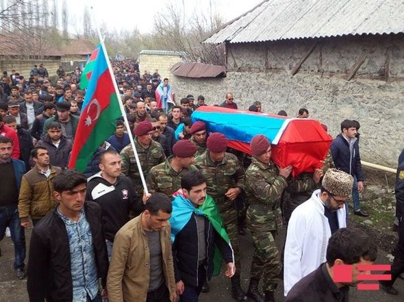 Похоронены военнослужащие ВС Азербайджана