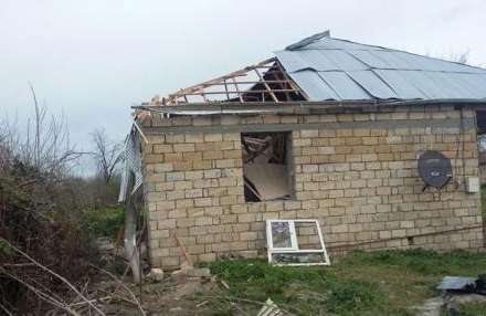  30 houses left destroyed after Armenian shelling