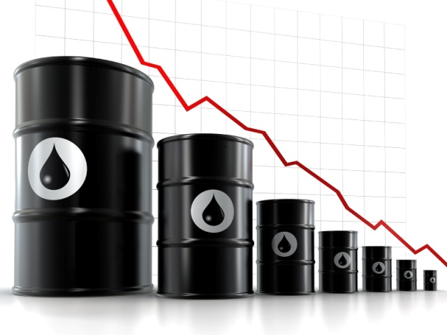 Cude oil prices fall on world markets